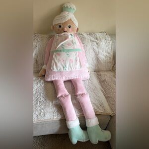 Charming Pink and Mint Plush Doll